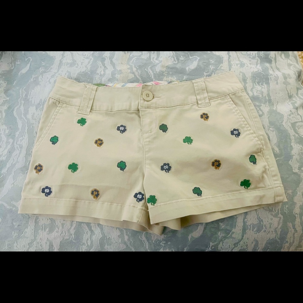 Notre Dame Khaki shorts